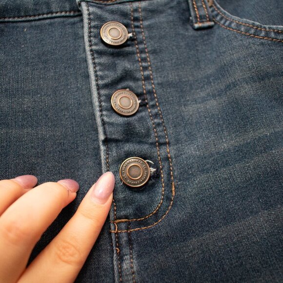 Lauren Conrad LC Super High Rise Super Skinny Button Fly Jeans Size 10 - Picture 5 of 7